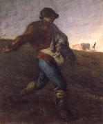 Gustave Courbet The Sower oil painting